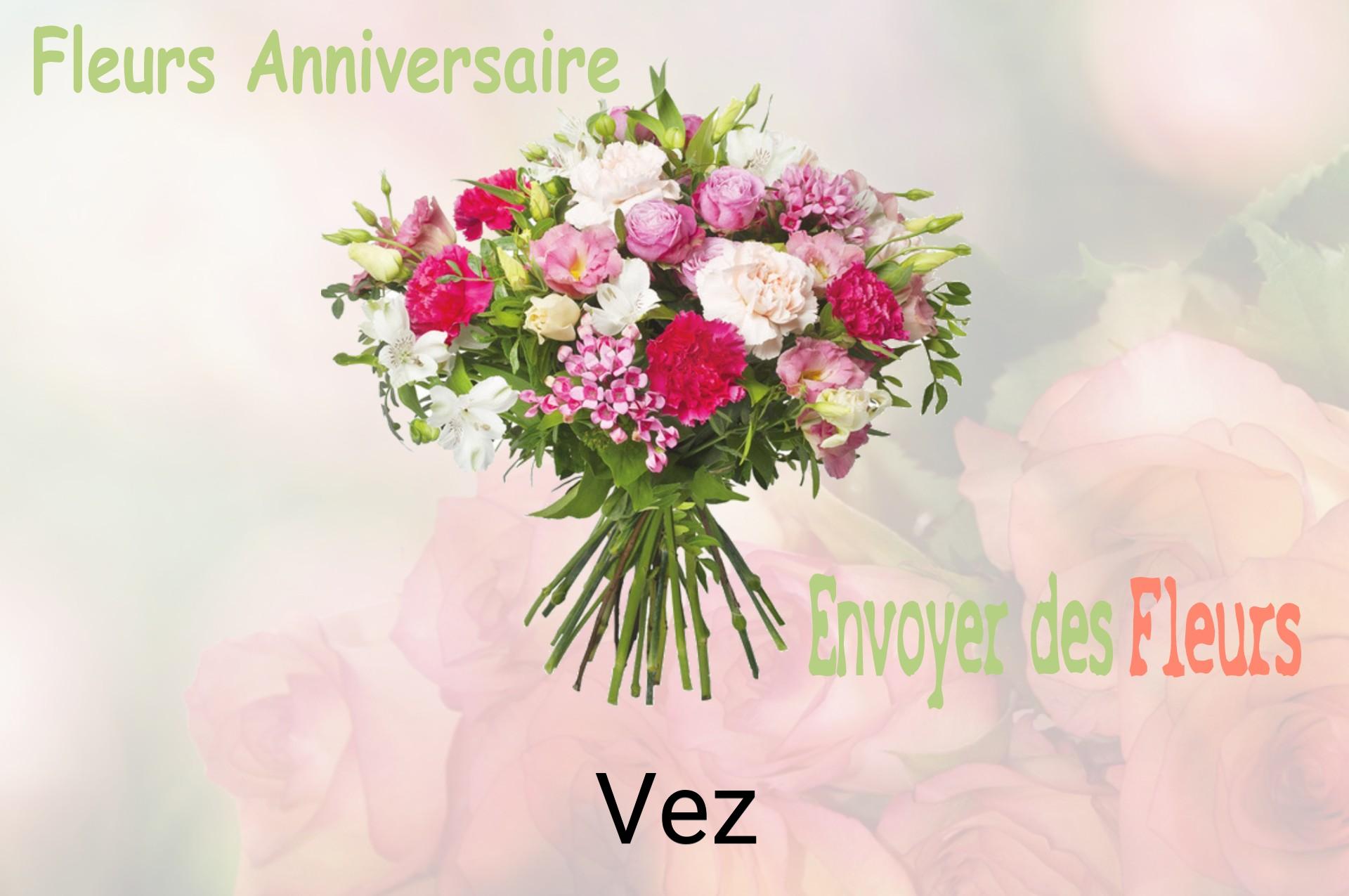 Bouquet de fleurs d’anniversaire livré à Vez