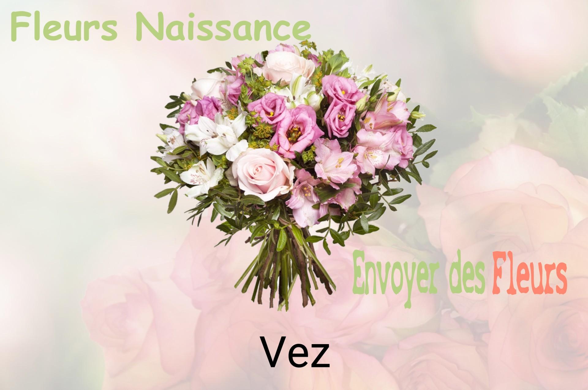 Bouquet de fleurs de naissance livré à Vez